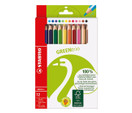Värikynä Stabilo Greentrio paksu  12 väriä