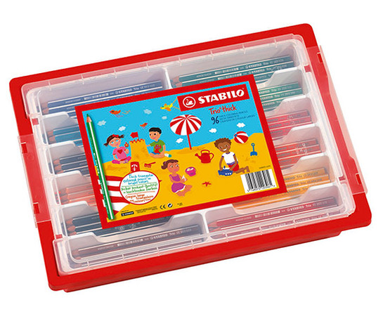 Värikynä Stabilo Trio 203   8 x 12 väriä / 96 kpl