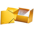 Kulmalukkokansio Esselte A4 läpillä keltainen  25 kpl/pkt