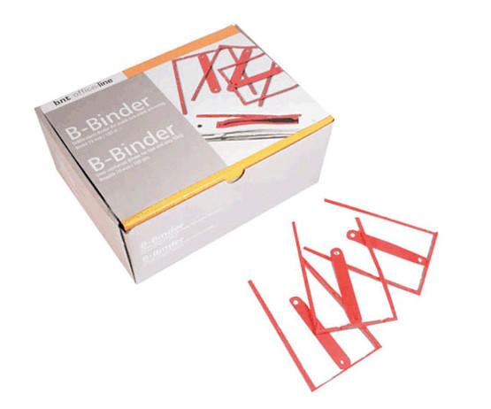 Arkistointihaarukka B-binder 8cm  100 kpl/pkt 