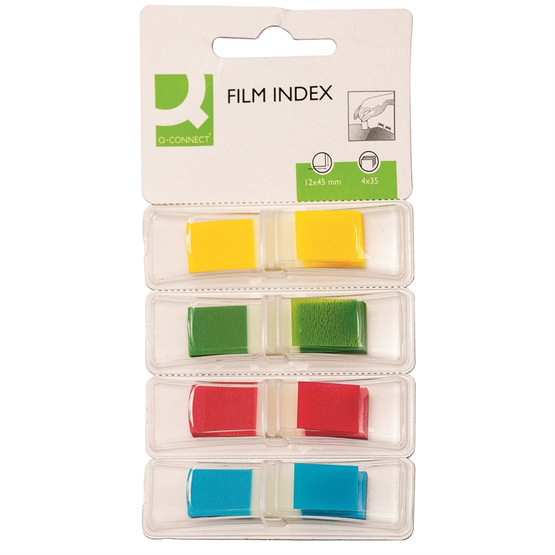 Teippimerkki Connect 12x45mm värilajitelma 4x35 merkkiä
