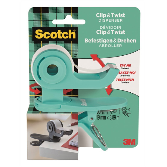 Teippiteline Scotch C19 Clip & Twist 