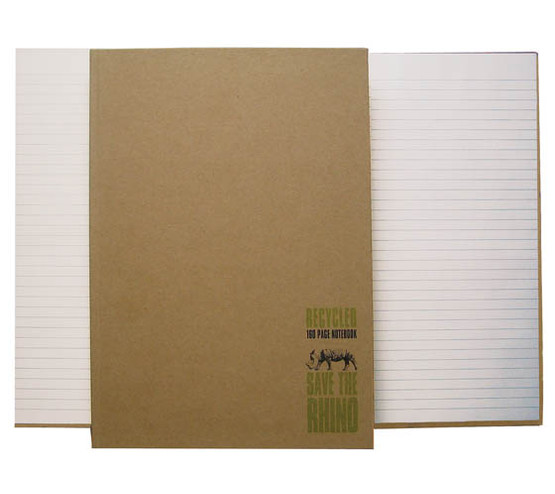 Muistikirja Rhino A4 viivoitettu 160 sivua
