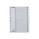 Numerohakemisto A4 kartonkia 20-osainen  10 srj/pkt