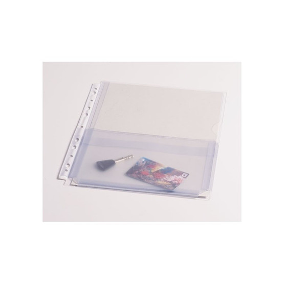 Paljetasku avaintaskulla A4 kirkas 50 kpl/ltk