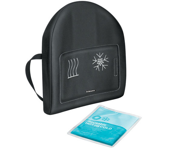 Selkätuki Fellowes lämmitettävä/viilennettävä geelitäyte 