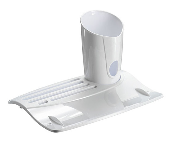 Lokerikko + kynäpurkki allura valkoinen