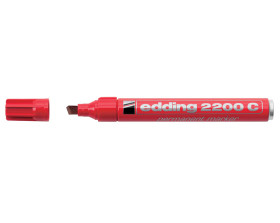 Huopakynä Edding 2200C permanent 1-5 mm punainen  10 kpl/pkt