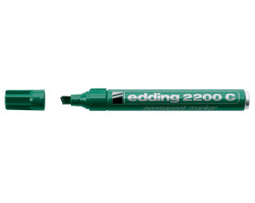 Huopakynä Edding 2200C permanent 1-5 mm vihreä  10 kpl/pkt