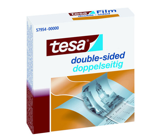 Kaksipuolinen teippi Tesa 19mm x 33m  6 rll/pkt
