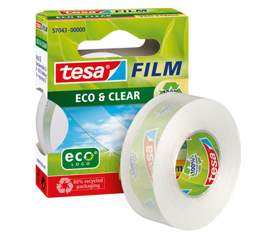 Toimistoteippi Tesa ecologo 19mm x 33m  10 rll/pkt