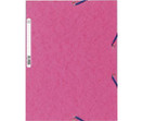 Kulmalukkokansio Exacompta A4 400g fuksia  25 kpl/pkt