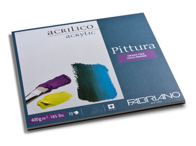 Akryyli- ja öljyvärimaalauspaperi Fabriano Pittura 50x70 cm 10 kpl/pkt