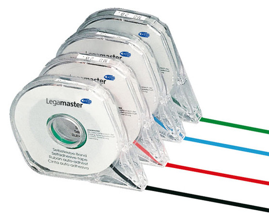 Linjausteippi Legamaster 2,5 mm x 16 m sininen