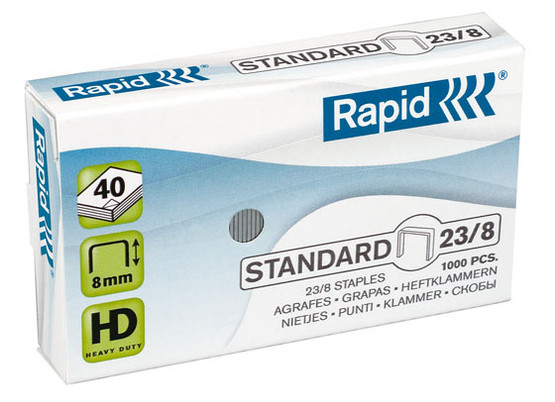 Nitomanasta Rapid 23/8 galvanoitu  1000 kpl