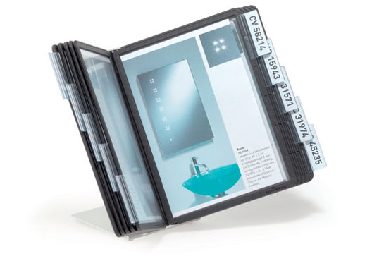 Pikahakuteline pöydälle Durable Vario A5 10 taskulla