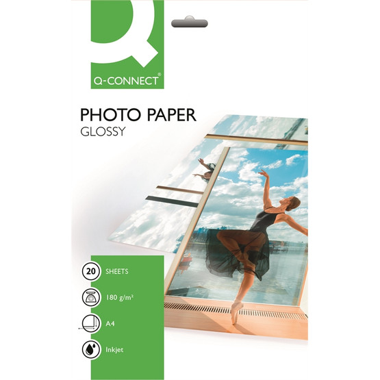 Photopaperi inkjet Connect glossy A4 180g/20 