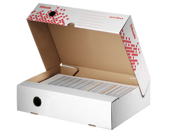 Arkistolaatikko Esselte Speedbox päältä avattava 80mm  25 kpl/pkt