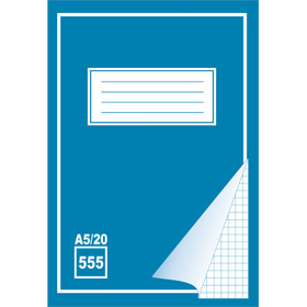 Kouluvihko 555 A5/20 pienet ruudut  20 kpl/pkt