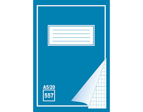 Kouluvihko 557 A5/20 5 x 7 mm ruudut 20 kpl/pkt