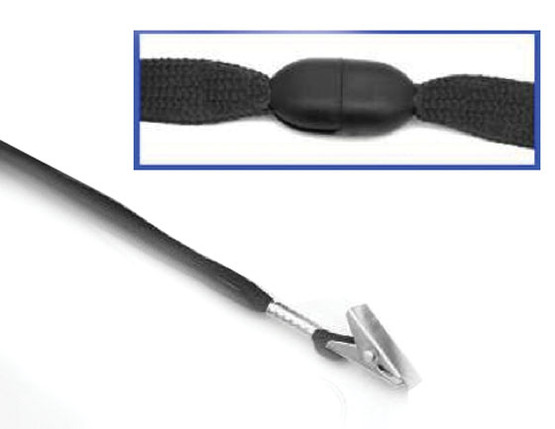 Cardkeep turvakaulanauha (9mm) musta / 10 kpl