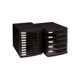 Lomakelaatikosto Metro 10-osainen musta 