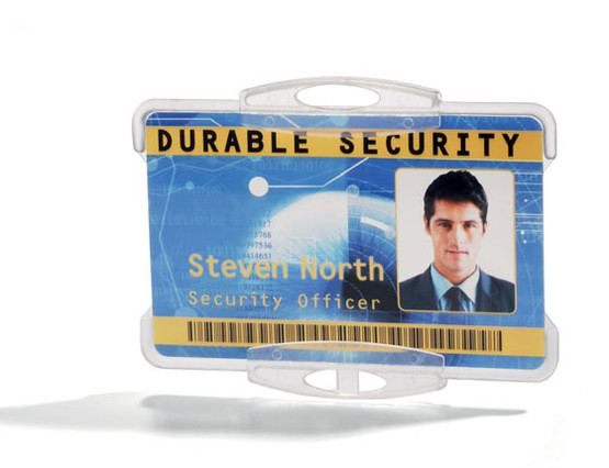 Kulkukorttikotelo Durable 8918 84x54mm kirkas / 10 kpl