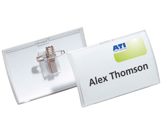 Nimikorttikotelo Durable 8211 75x40mm / 25 kpl