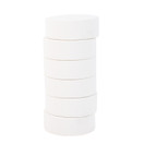 Peitevärinappi Jumbo 57mm valkoinen 6 kpl