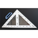 Taulukolmio 45/90 astetta 60cm muovia