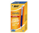 Kuulakärkikynä Bic Rondo värilajitelma arkistokelpoinen  12 kpl/pkt 