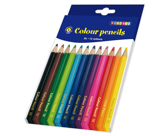 Jumbo värikynä värilajitelma   12 väriä