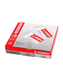 Pyyhekumi Stabilo Legacy 1186   20 kpl/pkt