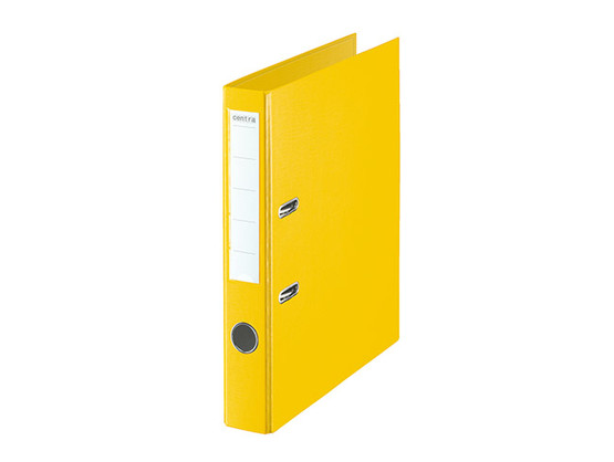 Muovimappi Centra A4 50mm keltainen  10 kpl/ltk