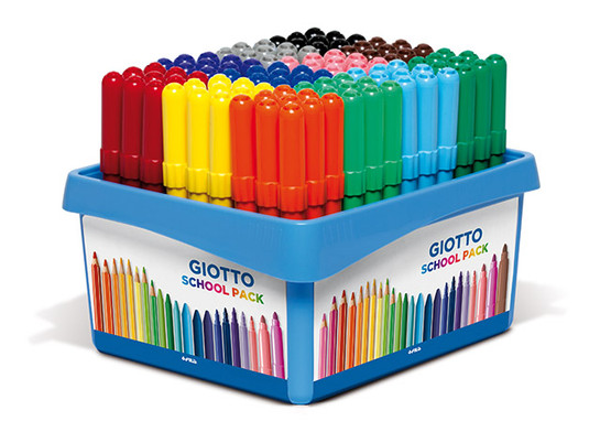 Huopakynälajitelma Giotto Turbo Maxi / 108 kynää