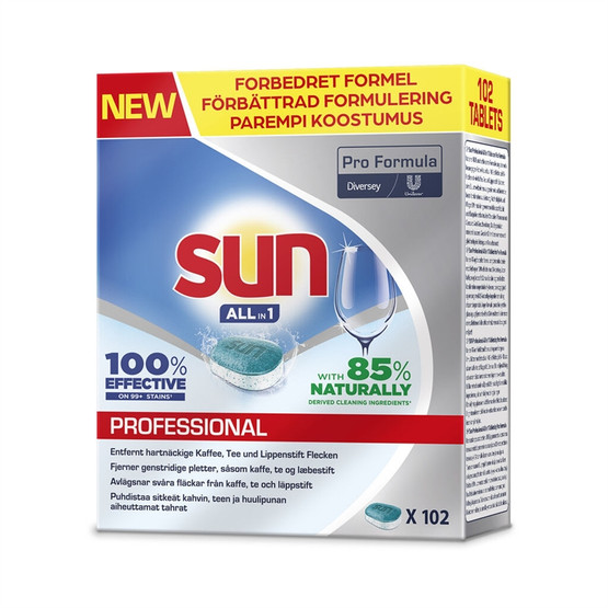 Konetiskitabletti Sun Pro Formula all-in-1 / 102 kpl