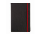 Muistikirja Oxford Black n´Red A5 viivoitettu 144 sivua