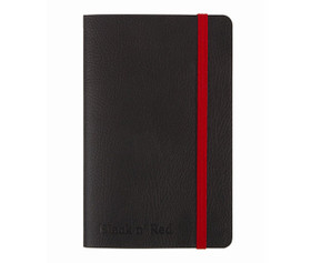 Muistikirja Oxford Black n´Red A6 viivoitettu 144 sivua