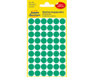 Avery Tarra pyöreä 12mm Vihreä, 270 tarraa