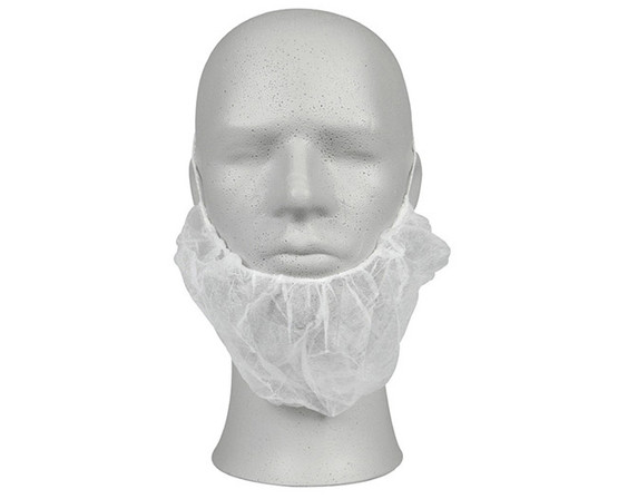 Partasuoja Abena valkoinen  100 kpl