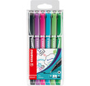 Kuitukärkikynä Stabilo Sensor 0,7 mm värilajitelma 6 väriä