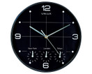 Seinäkello Uniliux On-Time musta 30,5cm