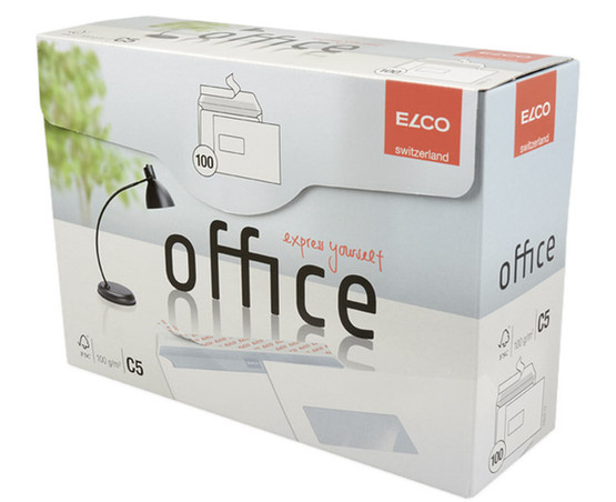 Ikkunakuori Elco Office C5 valkoinen / 100