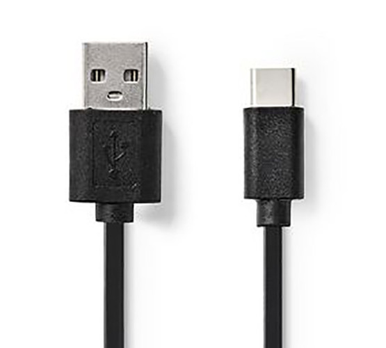 Nedis USB 2.0 kaapeli C uros - A uros 2m