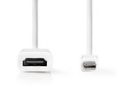 Nedis Mini DisplayPort - HDMI adapteri 20cm