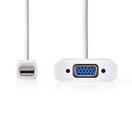 Nedis Mini DisplayPort/VGA adapterijohto 20cm valkoinen