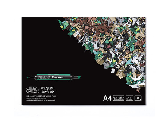 Piirustuslehtiö Winsor & Newton Bleedproof A4/50 75G