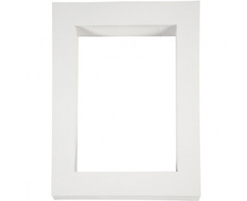 Kartonkikehykset 28,5x37cm A4 valkoinen 100 kpl