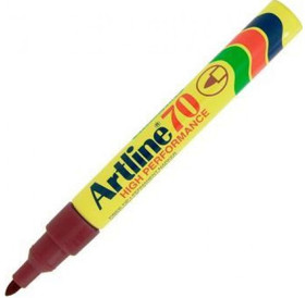 Huopakynä Artline 70 ruskea 1,5mm pyöreä kärki  12 kpl/pkt