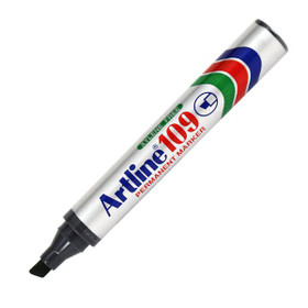 Huopakynä Artline 109 sininen 2-5mm viisto kärki  12 kpl/pkt